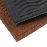 VETTA Коврик придверный, 40x60 см, полипропилен, кофейно-коричневый, арт.1