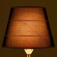 Абажур BayerLux, E27, чёрно-золотистый, 25&times;25&times;19 см