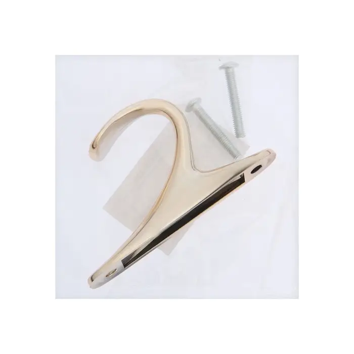 Крючок мебельный CAPPIO STANDART, однорожковый, цвет золото Крючок мебельный CAPPIO STANDART, однорожковый, цвет золото