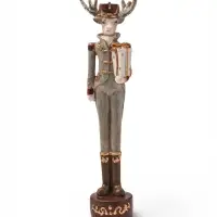 Фигурка &laquo;Олень с подарком&raquo;, 5.5&times;4.2&times;20.5 см