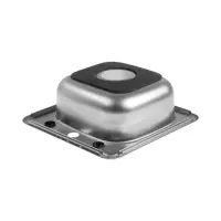 Мойка кухонная ZEIN, врезная, толщина 0.6 мм,38*38*15 см, 3 1/2&rsquo;&rsquo;, с сифоном