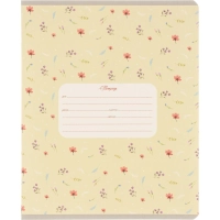 Тетрадь КЛЕТКА 18л. ЦВЕТОЧНЫЙ ПАТТЕРН - 2 обл.-мелов.картон,ассорти 18-0910