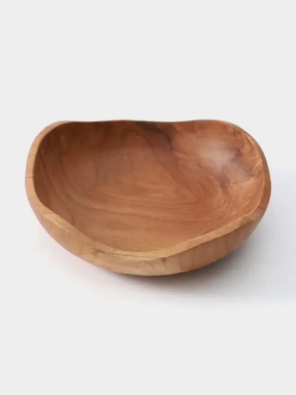 Тарелка, 18&times;18&times;5 см, тиковое дерево