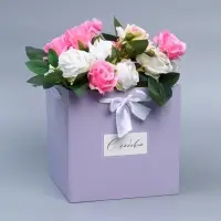 Коробка с лентами &laquo;С любовью&raquo;, 19&times;19&times;19 см