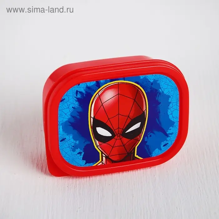 Ланч-бокс детский прямоугольный 150 мл, Человек-паук Ланч-бокс детский прямоугольный 150 мл, Человек-паук