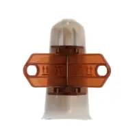 Угол наружный для плинтуса &laquo;Деконика&raquo;, с крепежом, 70 мм, 2 штуки, цвет 002 светло-серый