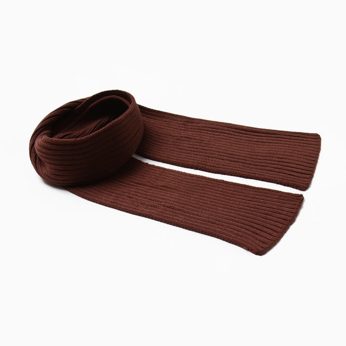 Шарф женский MINAKU, цвет кофейный, 180*18 Шарф женский MINAKU, цвет кофейный, 180*18