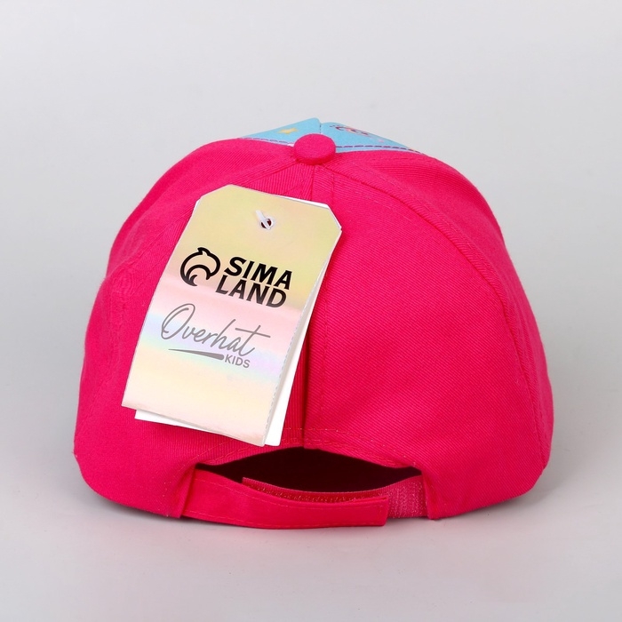 Кепка детская для девочки «Радужный единорог», р-р. 52-54, 5-7 лет