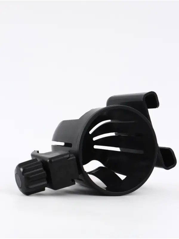 Подстаканник с держателем телефона для коляски, черный, Крошка Я