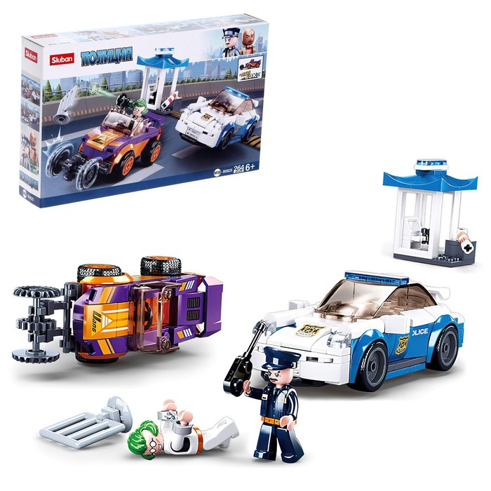Конструктор Полиция «Погоня», 264 детали Конструктор Полиция «Погоня», 264 детали
