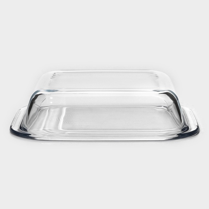 Форма из жаропрочного стекла для запекания квадратная Доляна &laquo;Лазанья&raquo;, 1,1 л, верх 17,5&times;17,5 см, низ 14,5&times;14,5 см