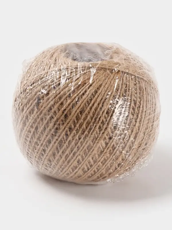 Шпагат джутовый Доляна, двухниточный, 1.12 ктекс, 500 м