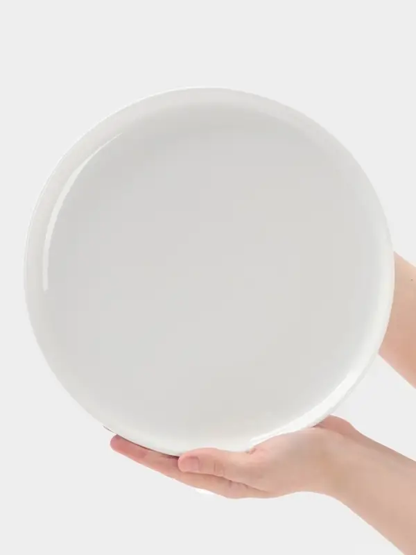 Тарелка для пиццы Hanna Kn&ouml;vell, d=25 см, фарфор, белая