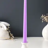 Свеча античная 25 см, 58 г, 7 ч, лаванда