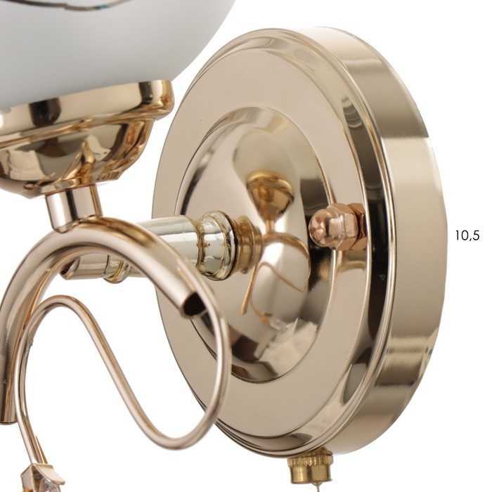 Бра "Винетта" 1х40Вт E27 золото 18х15х18 см.