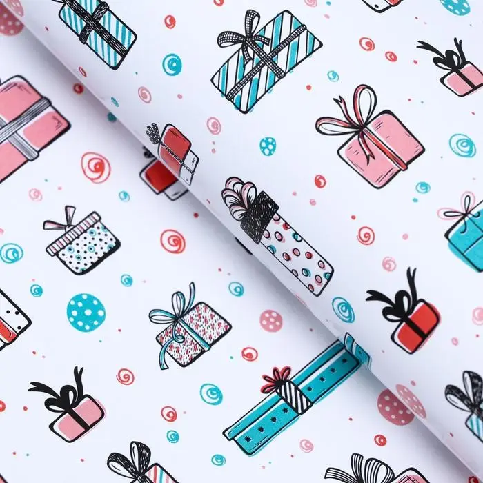 Бумага глянцевая «Подарок», 40×60 см