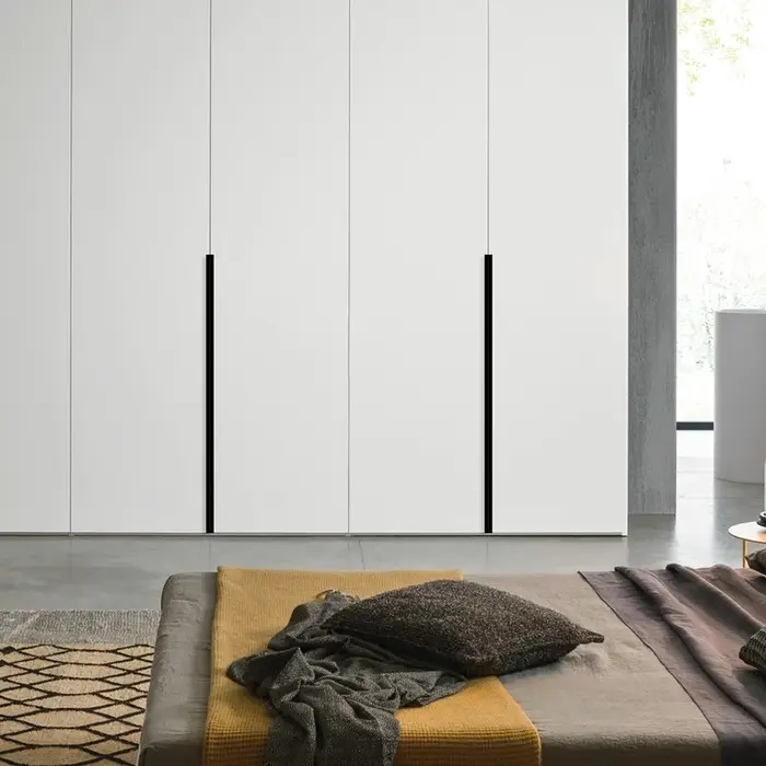 Ручка профильная CAPPIO RT001BL, L=1000 мм, м/о 480 мм, цвет черный