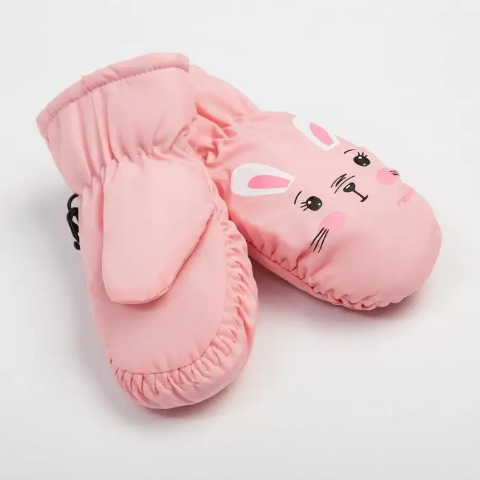 Варежки зимние детские MINAKU, цвет светло-розовый, размер 16 (18 см) Варежки зимние детские MINAKU, цвет светло-розовый, размер 16 (18 см)