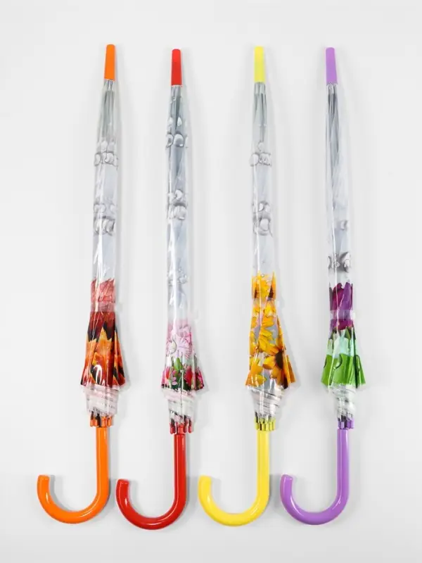 Зонт - трость полуавтоматический &laquo;Времена года&raquo;, 8 спиц, R=40/60 см, d=80 см, МИКС