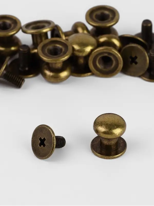 Кобурный винт d=7.9/8.5&times;8.5 мм, 10 шт., цвет бронзовый