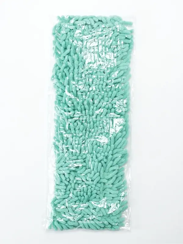 Насадка для плоской швабры &laquo;Доляна. Пастель&raquo;, 42&times;12 см, 80 г, микрофибра букли, мятная