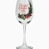 Бокал для вина новогодний &laquo;Счастья в Новом году&raquo;, 360 мл