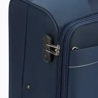 Чемодан на колёсах TEXTURA, кодовый замок, с увеличением, 47&times;30&times;78 см, 28", синий