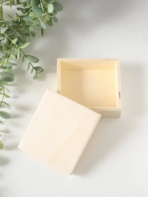 Шкатулка для росписи дерево &laquo;Прямоугольная&raquo;, для творчества, декора, без замка, 10&times;9&times;5 см