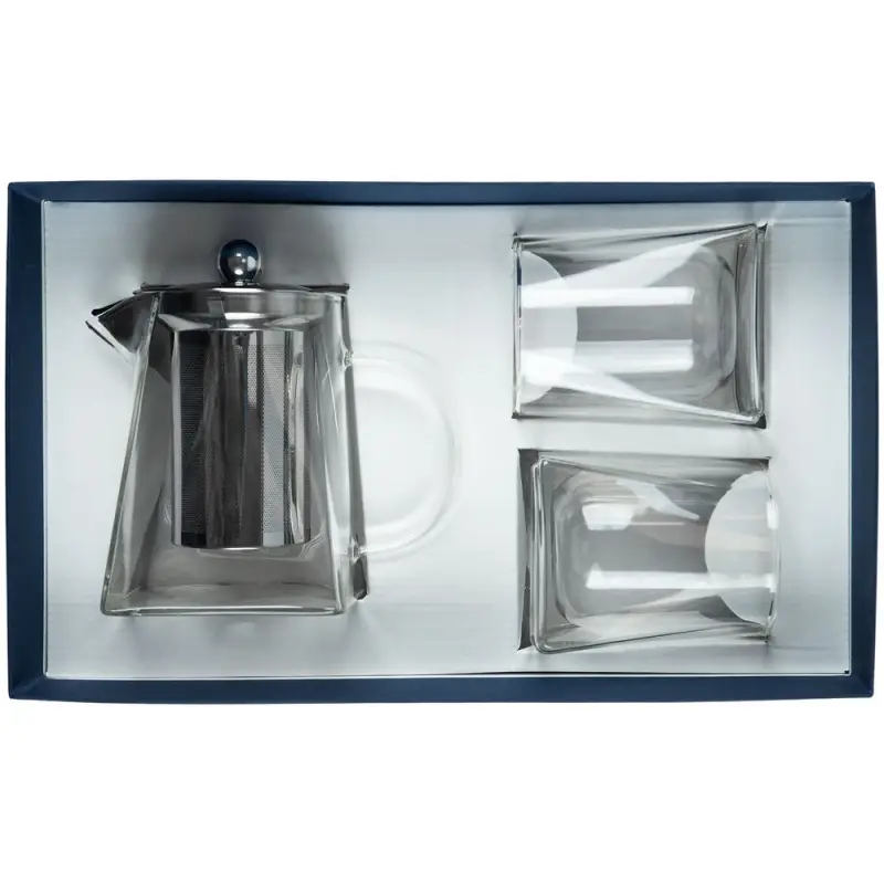 Чайный набор Quadroni в темно-синей коробке Чайный набор Quadroni в темно-синей коробке