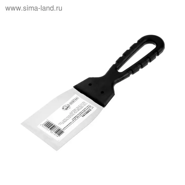 Шпатель фасадный ЛОМ, 60 мм, нержавеющая сталь, пластиковая рукоятка Шпатель фасадный ЛОМ, 60 мм, нержавеющая сталь, пластиковая рукоятка
