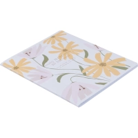 Тетрадь общая, BS, А5, 48л., клетка, скрепка. April, цветы N4151