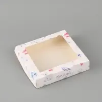 Коробка подарочная с окном &laquo;Мечтай&raquo;, 20&times;20&times;4 см, самосборная