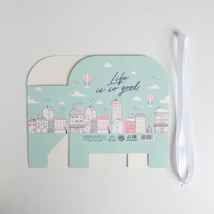 Переноска для цветов складная Life is so good, 17 × 13 × 7 см Переноска для цветов складная Life is so good, 17 × 13 × 7 см