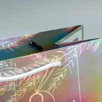 Пакет голографический «Звезда», MS 18 х 23 х 10 см