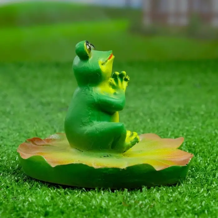 Садовая фигура &laquo;Лягушка хлопает&raquo;, 12.5&times;12.5&times;9.5 см
