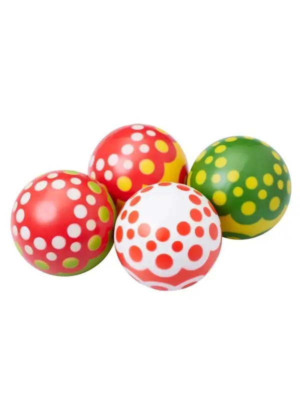 Мяч резиновый, диаметр 20 см, цвета МИКС