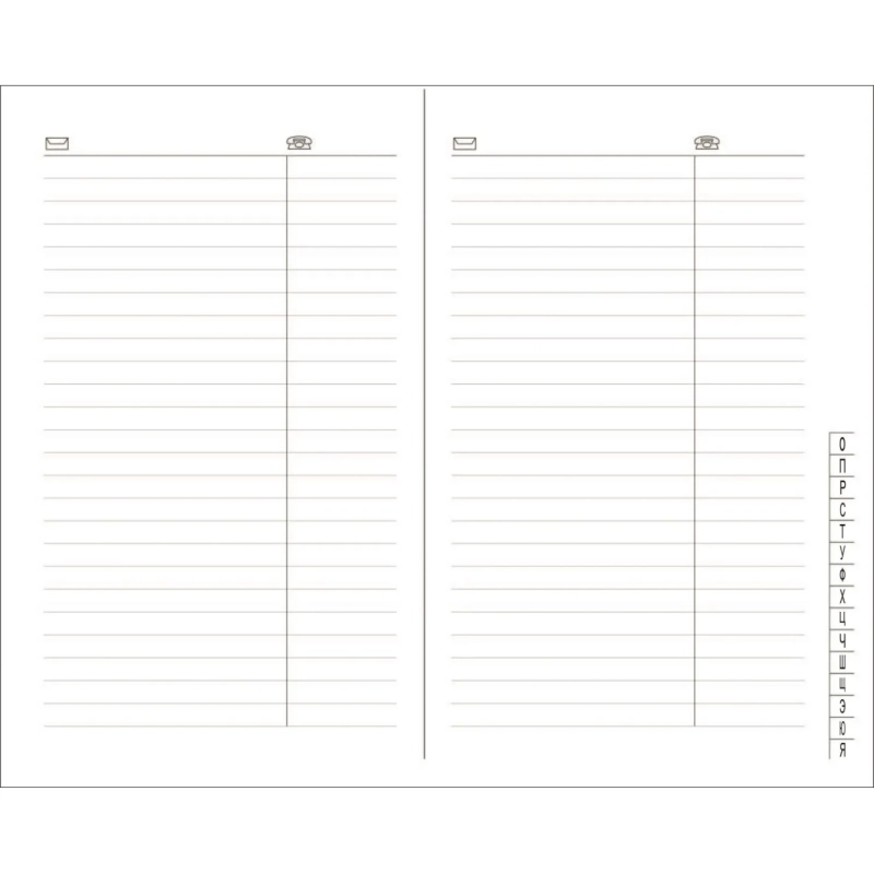 Телефонная книга синий,А5,133х202мм,96л,ATTACHE Вива