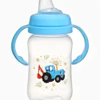 Поильник-непроливайка с носиком, 270 мл, Синий трактор Поильник-непроливайка с носиком, 270 мл, Синий трактор