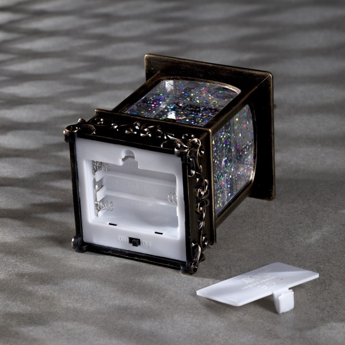 Светодиодная фигура «Фонарь со снеговиком» 7.5 × 13.5 × 7.5 см, пластик, блёстки, батарейки АААх3 (не в комплекте), свечение тёплое белое Светодиодная фигура «Фонарь со снеговиком» 7.5 × 13.5 × 7.5 см, пластик, блёстки, батарейки АААх3 (не в комплекте), свечение тёплое белое