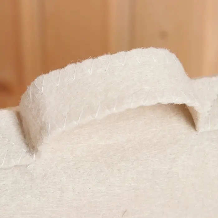 Набор для бани &laquo;Мужской&raquo;, 5 предметов: шапка, коврик, рукавица, тапочки, сумка, шерсть 30%, полиэфир 70%, светлый, &laquo;Добропаровъ&raquo;