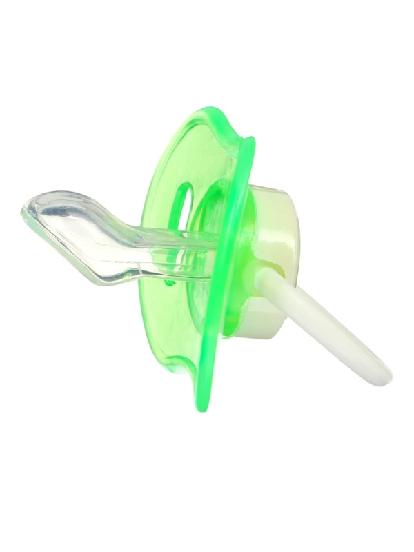 Пустышка ортодонтическая, с колпачком, от 3 мес., цвет голубой/зеленый Пустышка ортодонтическая, с колпачком, от 3 мес., цвет голубой/зеленый