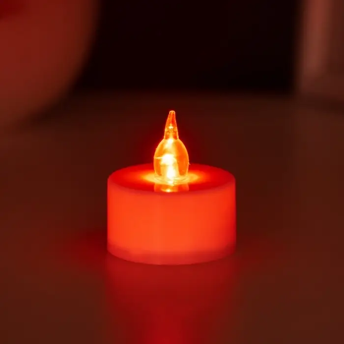 Светодиодная свеча, ночник LED RISALUX «Малая», RGB, h=4 см