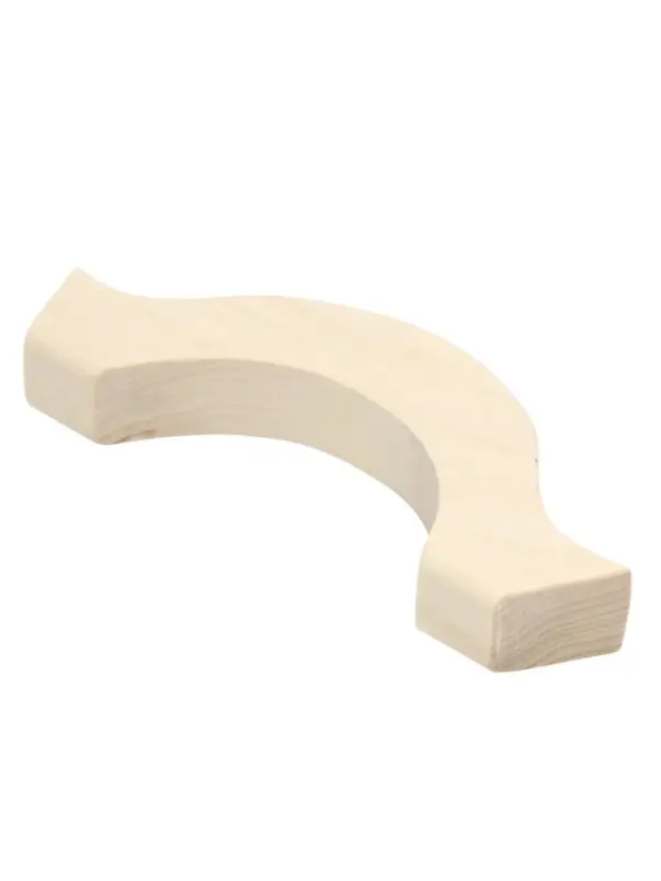 Ручка для бани и сауны, 17&times;8&times;2.7 см, деревянная