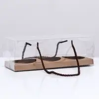 Кондитерская упаковка для кексов, крафт 22.5&times;7.8&times;7.8 см