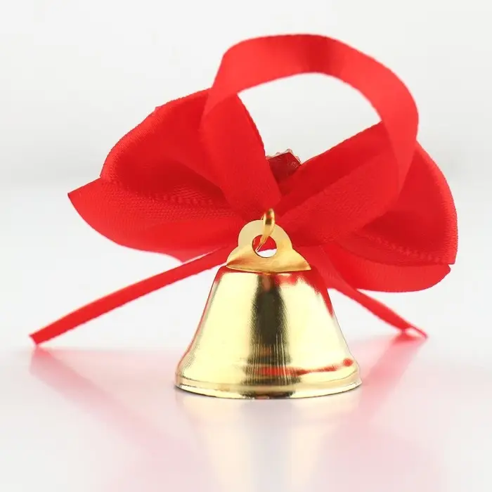 Колокольчик на булавке с бантом на выпускной, красный, d = 2,6 см Колокольчик на булавке с бантом на выпускной, красный, d = 2,6 см