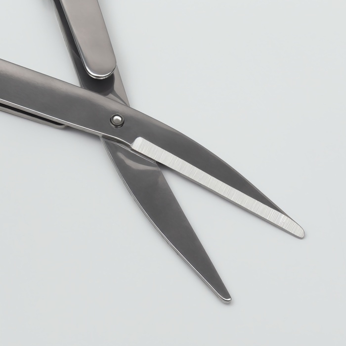 Ножницы маникюрные, складные, 10,5 см, цвет серебристый Ножницы маникюрные, складные, 10,5 см, цвет серебристый