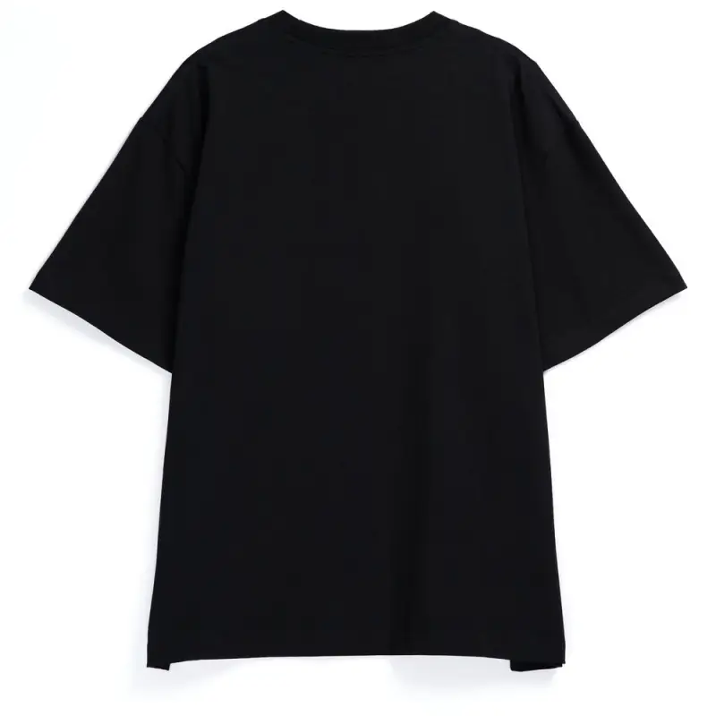 Футболка оверсайз Kangas, черная, XS/S Футболка оверсайз Kangas, черная, XS/S