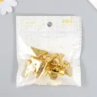 Уголок (ножка) для шкатулки пластик &laquo;Рептилия&raquo;, под золото, набор 8 шт., 2&times;1.8 см