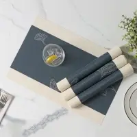 Салфетки сервировочные на стол Доляна &laquo;Лилли&raquo;, 4 шт., 45&times;30 см, синие