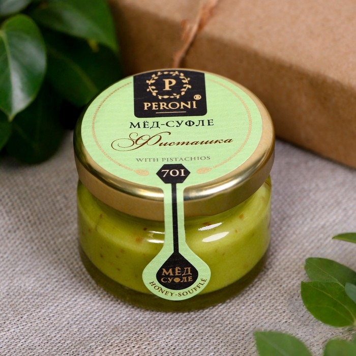 Мёд-суфле Peroni, Compliments, Фисташка, 30 г Мёд-суфле Peroni, Compliments, Фисташка, 30 г